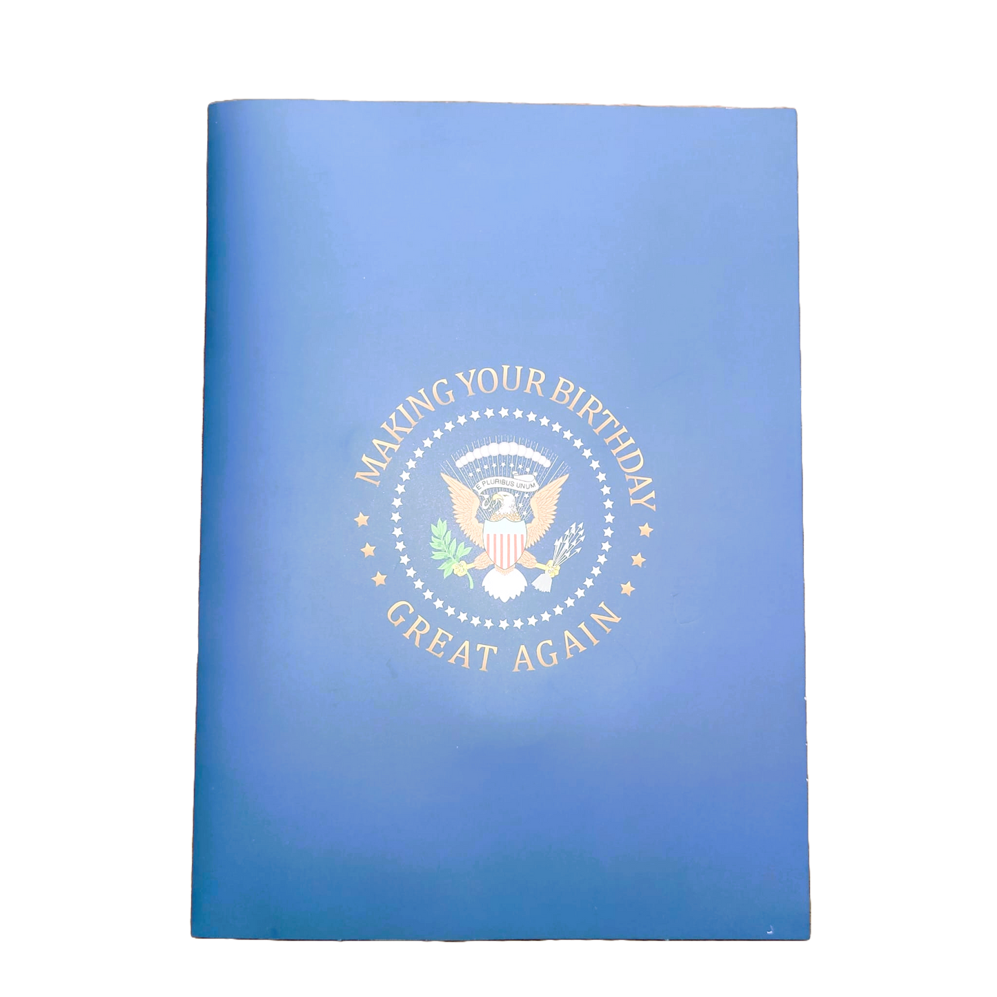 TRUMP Talking Light-Up Birthday Card
