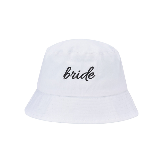 Bride Cotton Bucket Hat