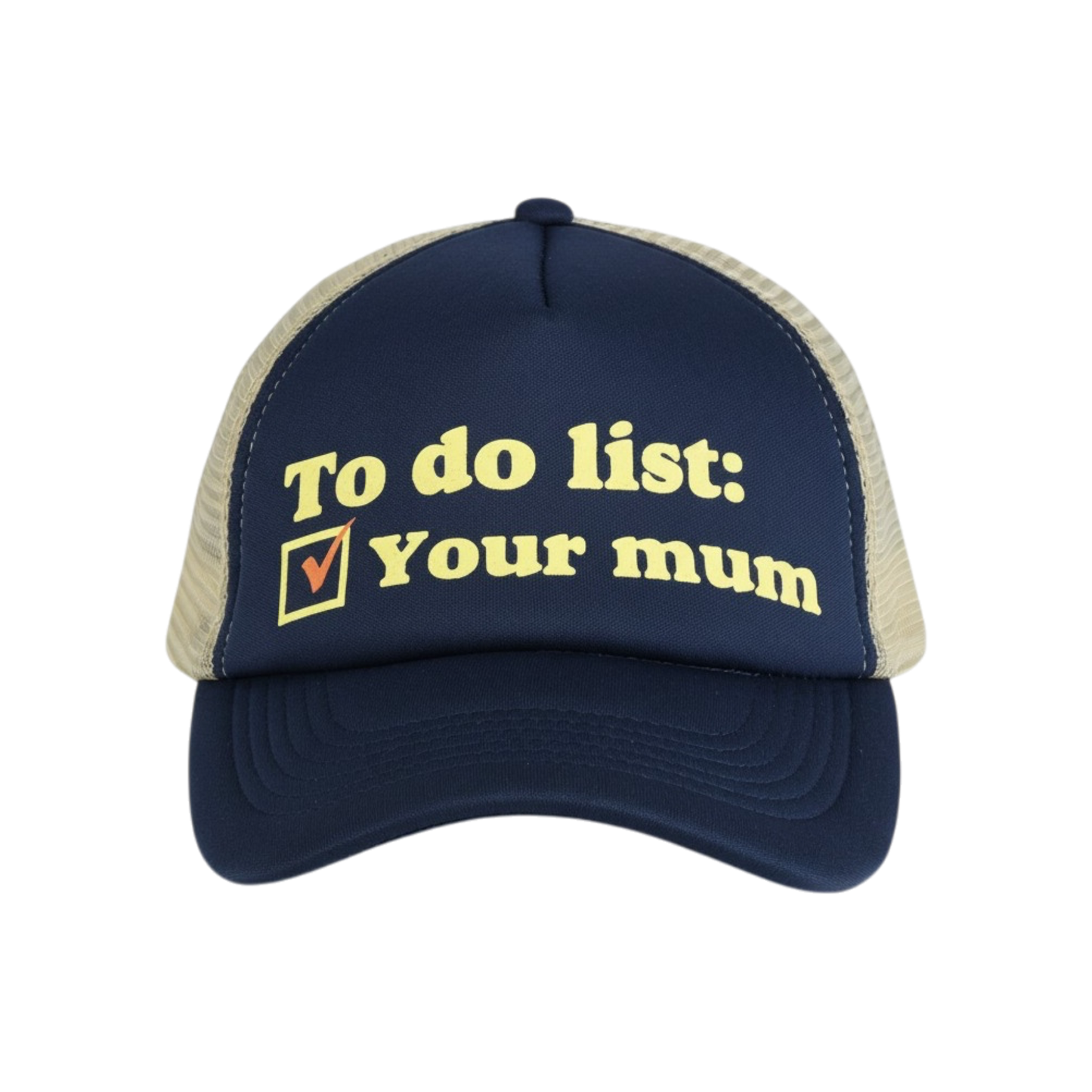 To Do List, Your Mum | Funny Trucker Hat for Stag & Hen Dos & Festivals