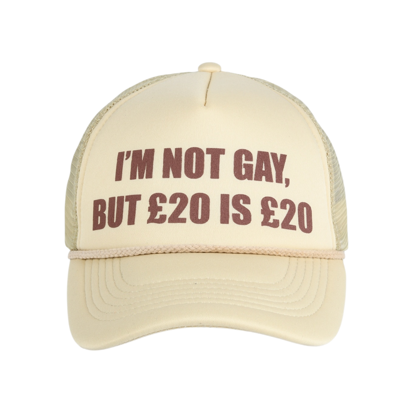 I'm Not Gay, But £20 Is £20 | Funny Trucker Hat for Stag & Hen Dos & Festivals