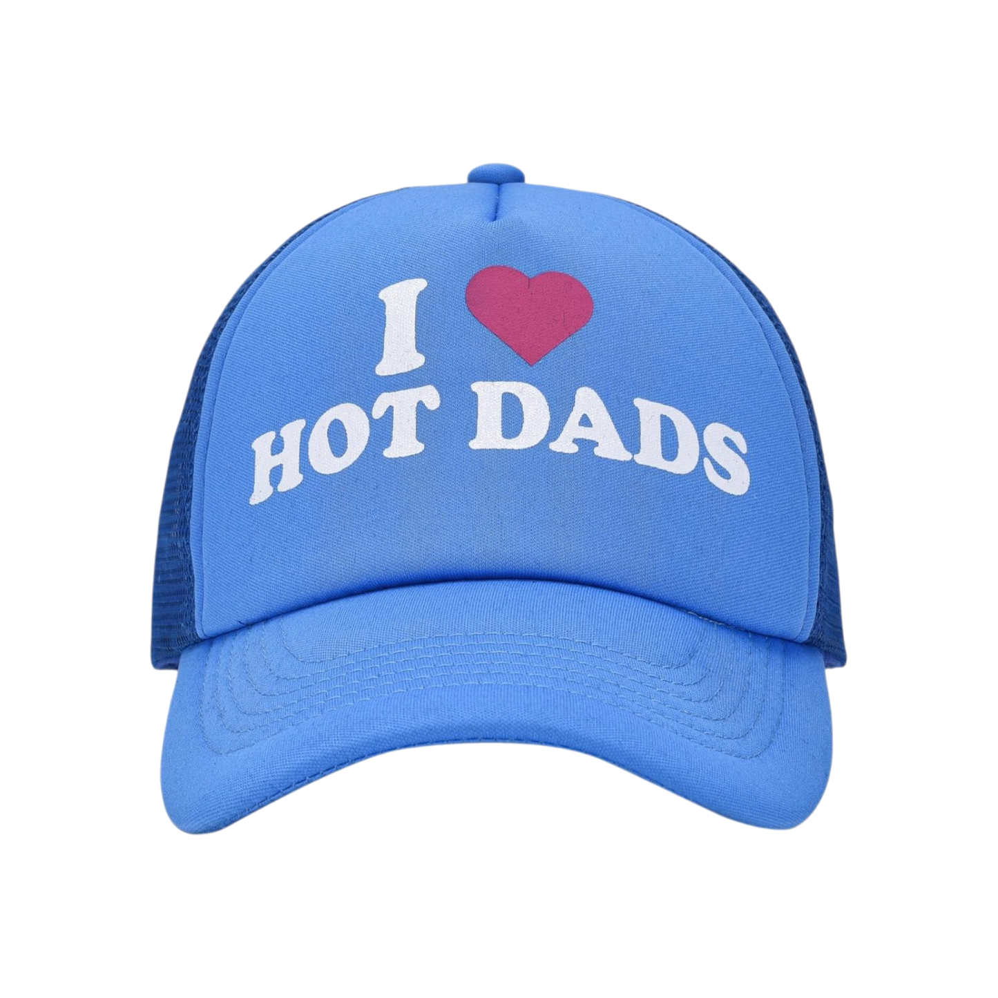 I Love Hot Dads | Funny Trucker Hat for Stag & Hen Dos & Festivals